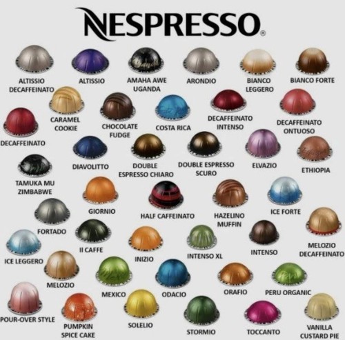 Nespresso vertuo coffee pods - vertuo, |