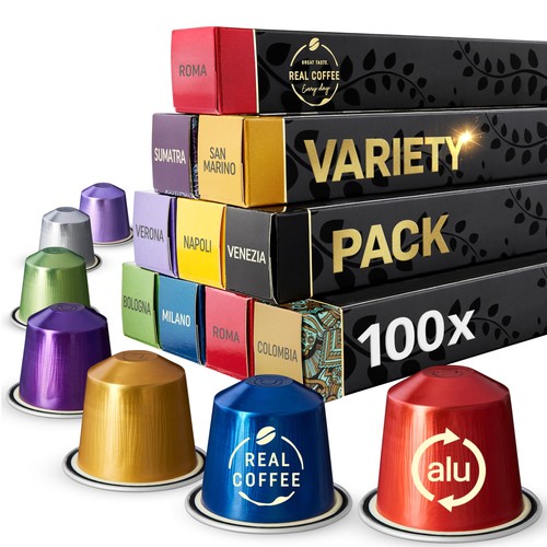 Nespresso compatible pods 100 - compatible,